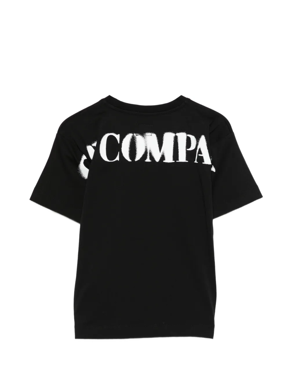 C.P. Company Kids T-shirt met logoprint Zwart