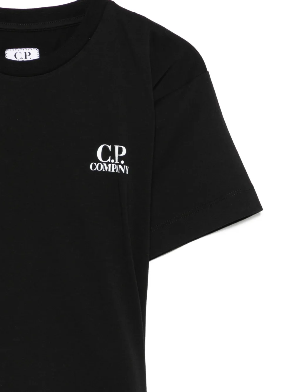 C.P. Company Kids T-shirt met logoprint Zwart