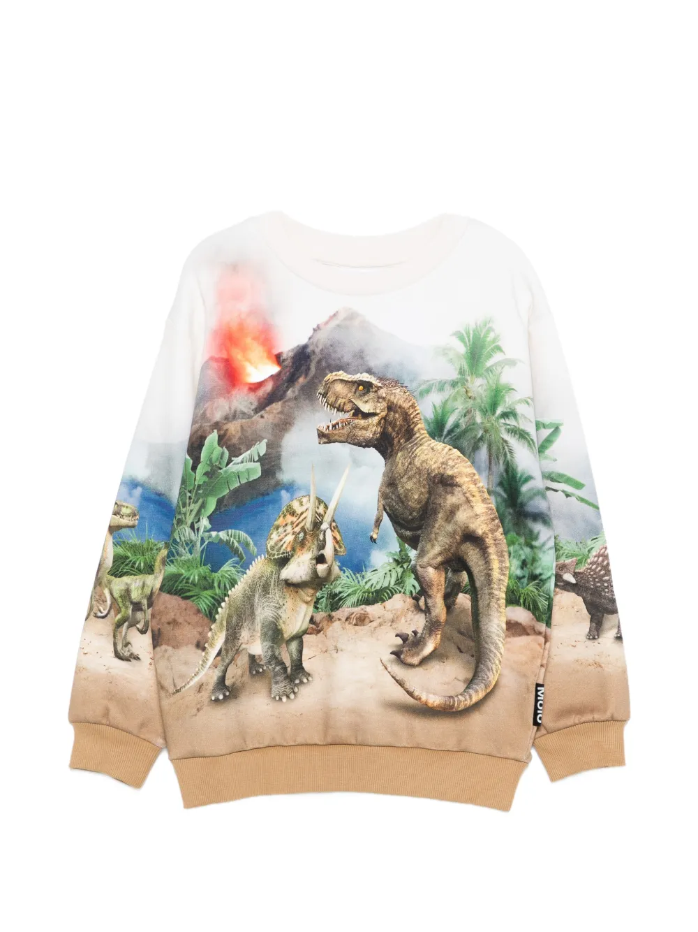 Molo dinosaur graphic sweatshirt - Bianco