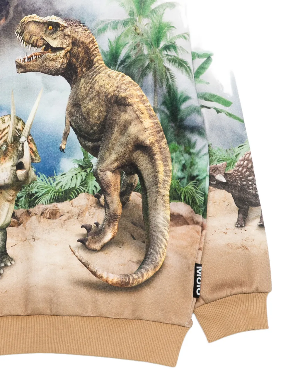 Molo T-shirt met dinosaurusprint Wit