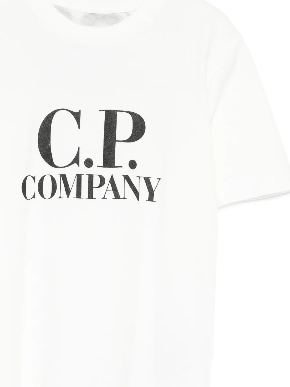 C.P. Company Kids T-shirt met logoprint Wit