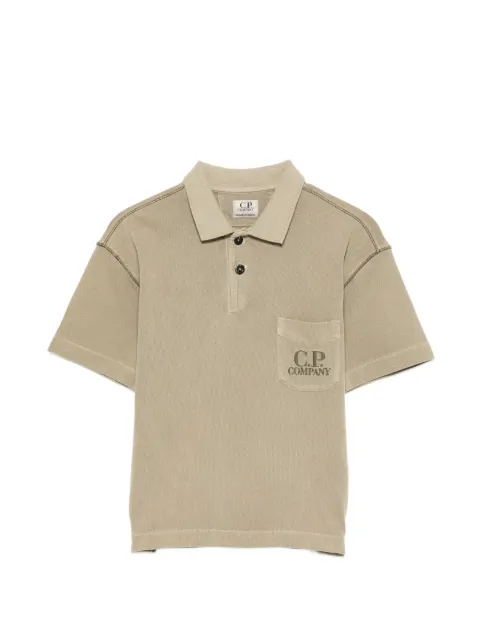 C.P. Company Kids playera tipo polo con bolsillo
