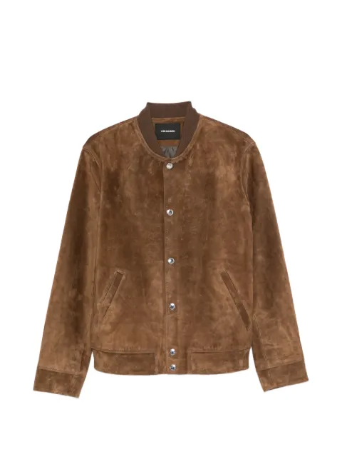 Yves Salomon veste en daim à boutonnière