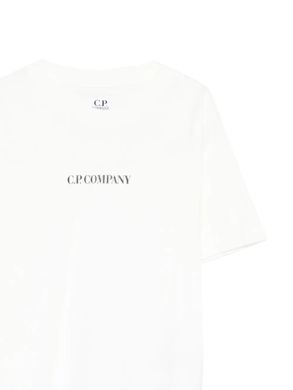 C.P. Company Kids T-shirt met logo Wit