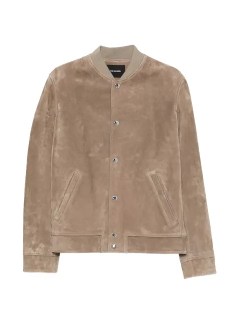 Yves Salomon suede bomber jacket