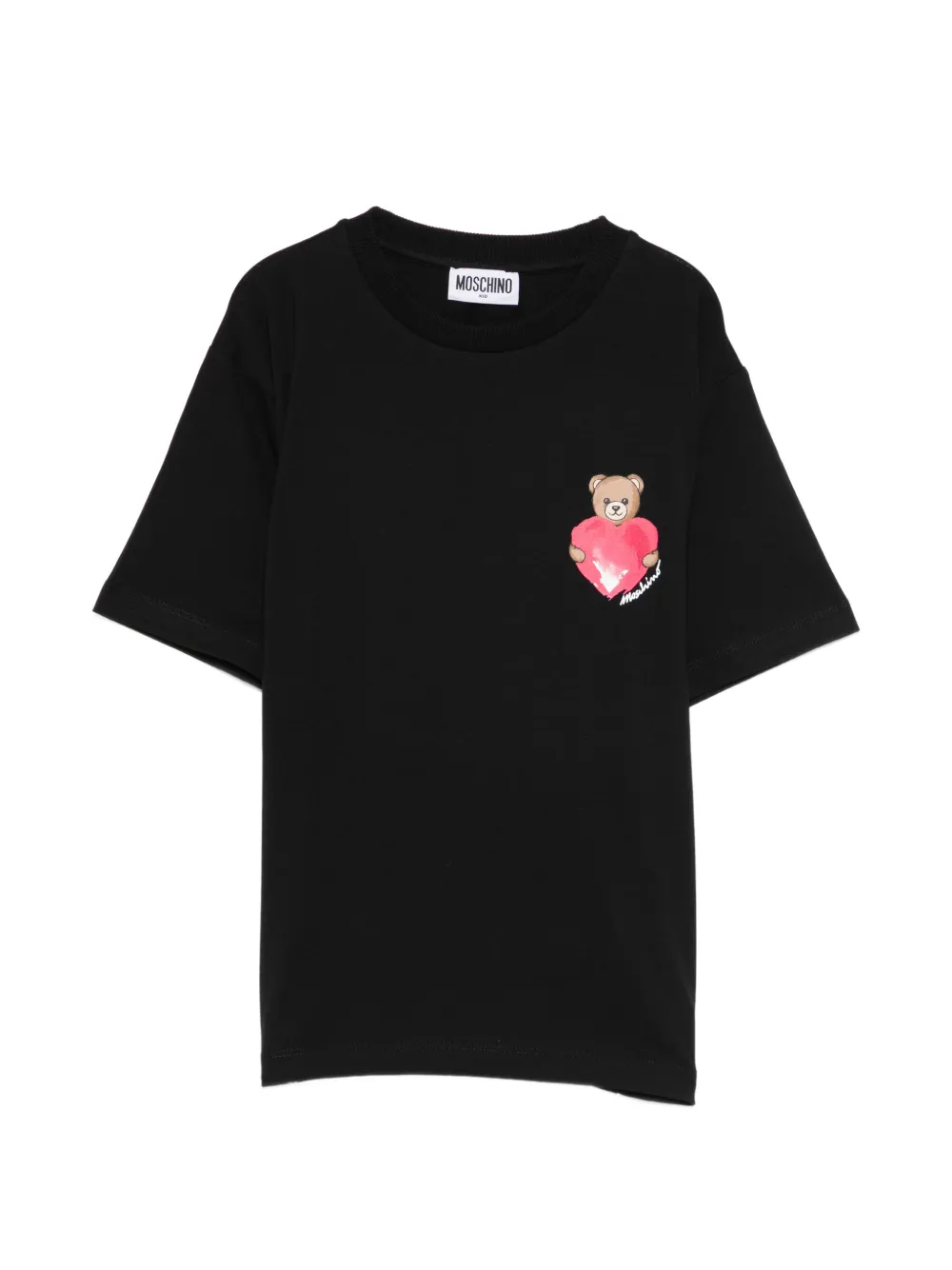 Moschino Kids graphic-print T-shirt - Nero