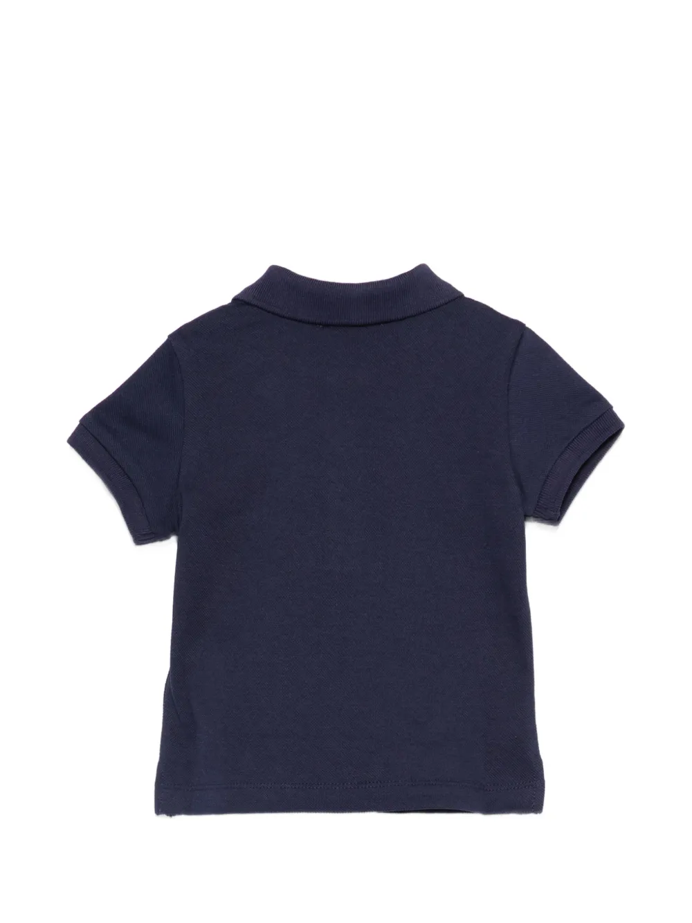 Moschino Kids Poloshirt met logoprint Blauw