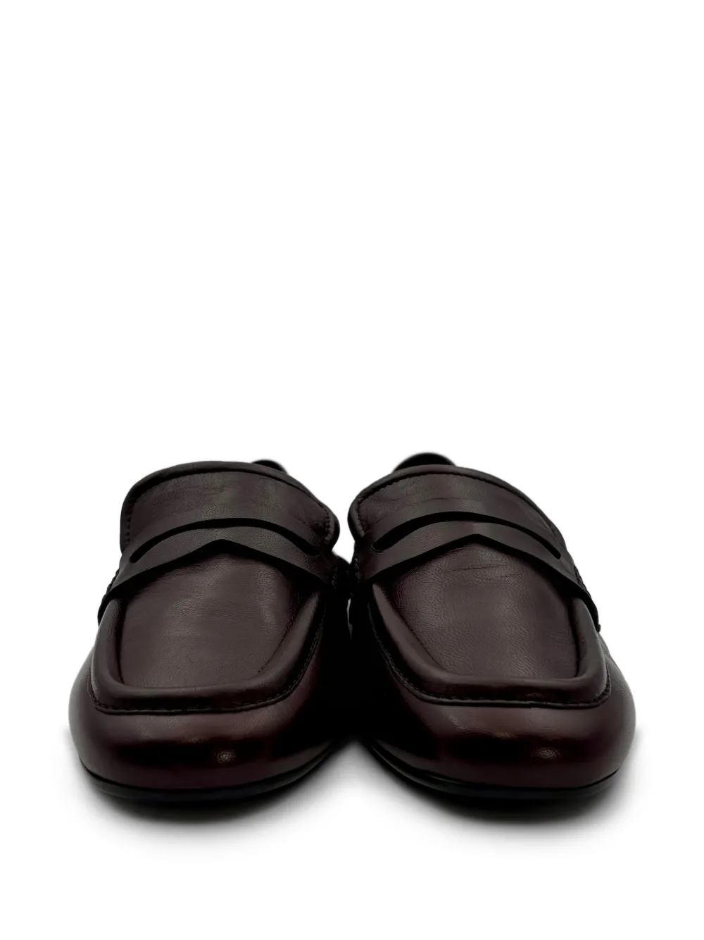  Guglielmo Rotta Penny Loafers - Brown 