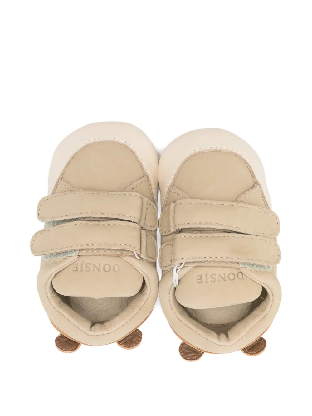 Donsje Babyschoentjes met klittenband Beige