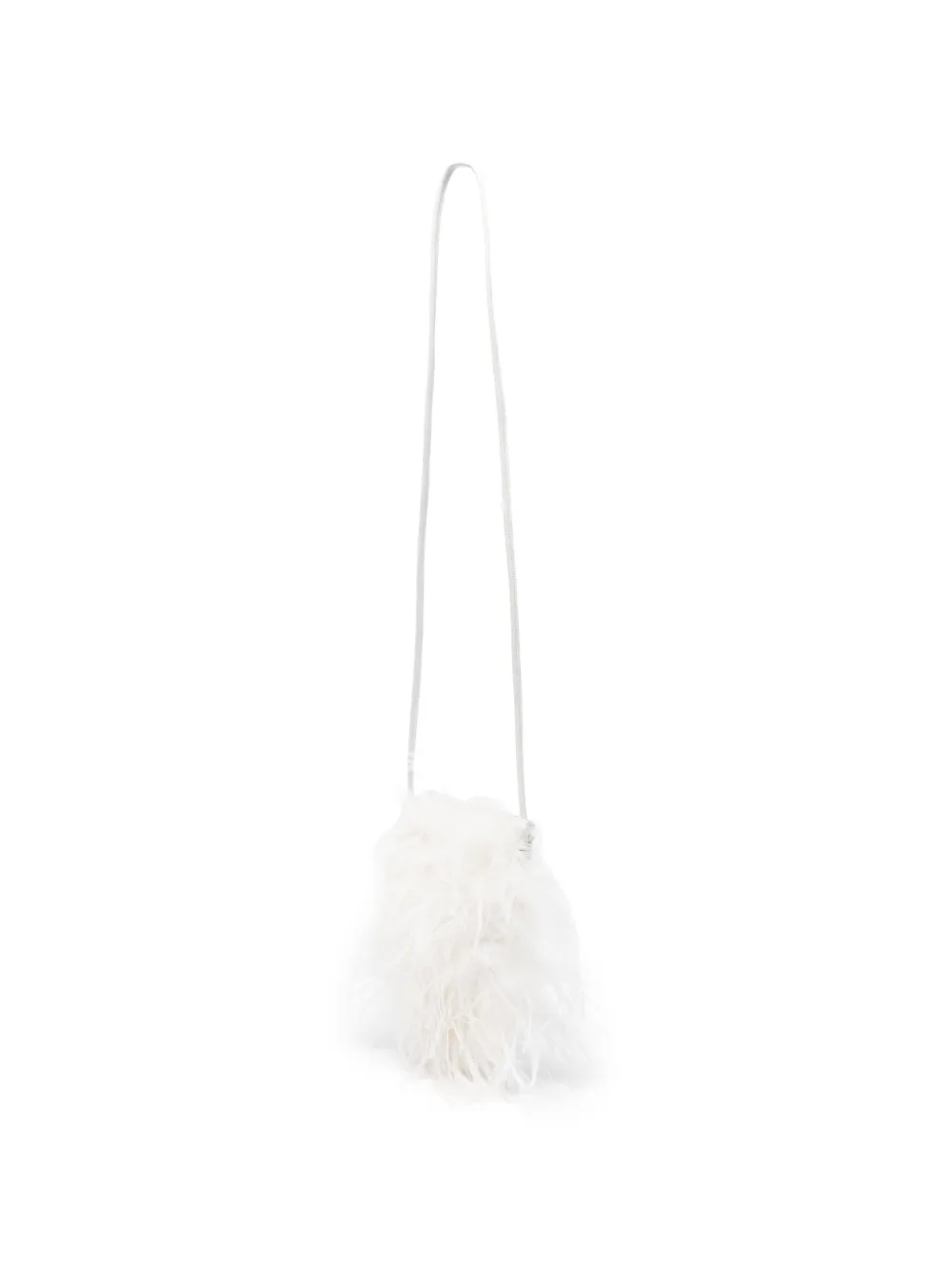 Feather-Detail Cross Body Bag