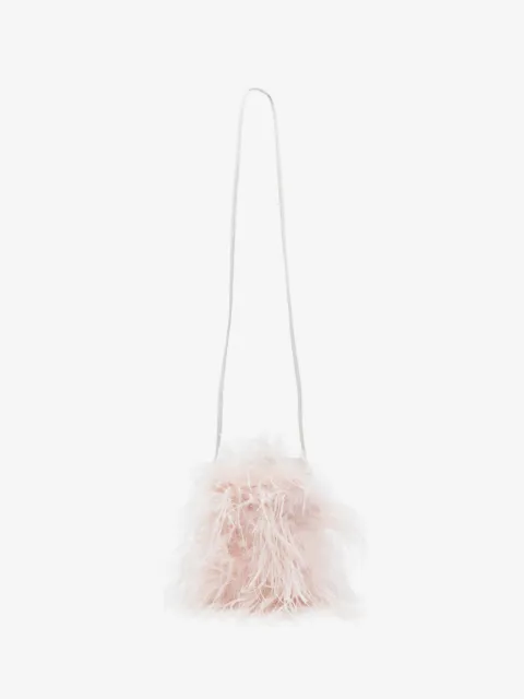 Yves Salomon feather satchel
