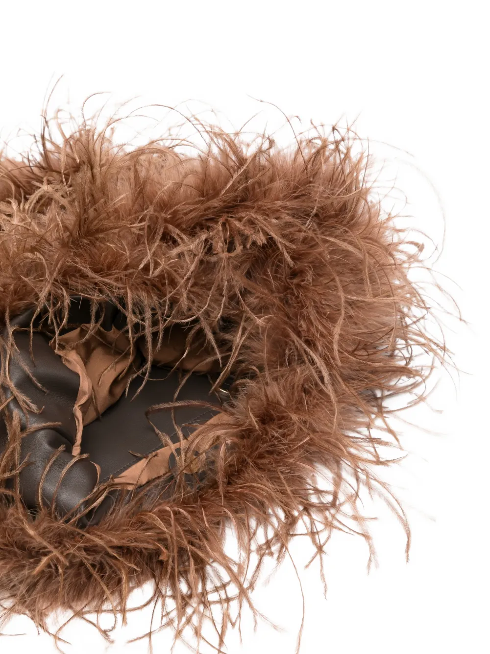 Yves Salomon Brown schoudertas Bruin
