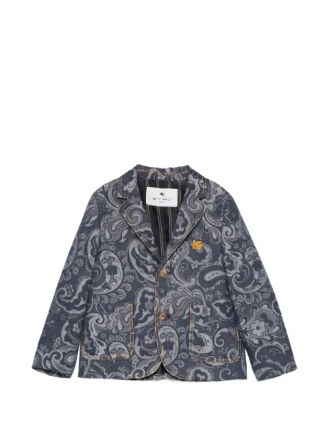 ETRO KIDS blazer med paisleytryk