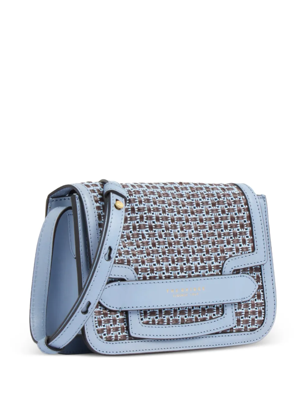  The Bridge Leather Cross Body Bag - Blue 