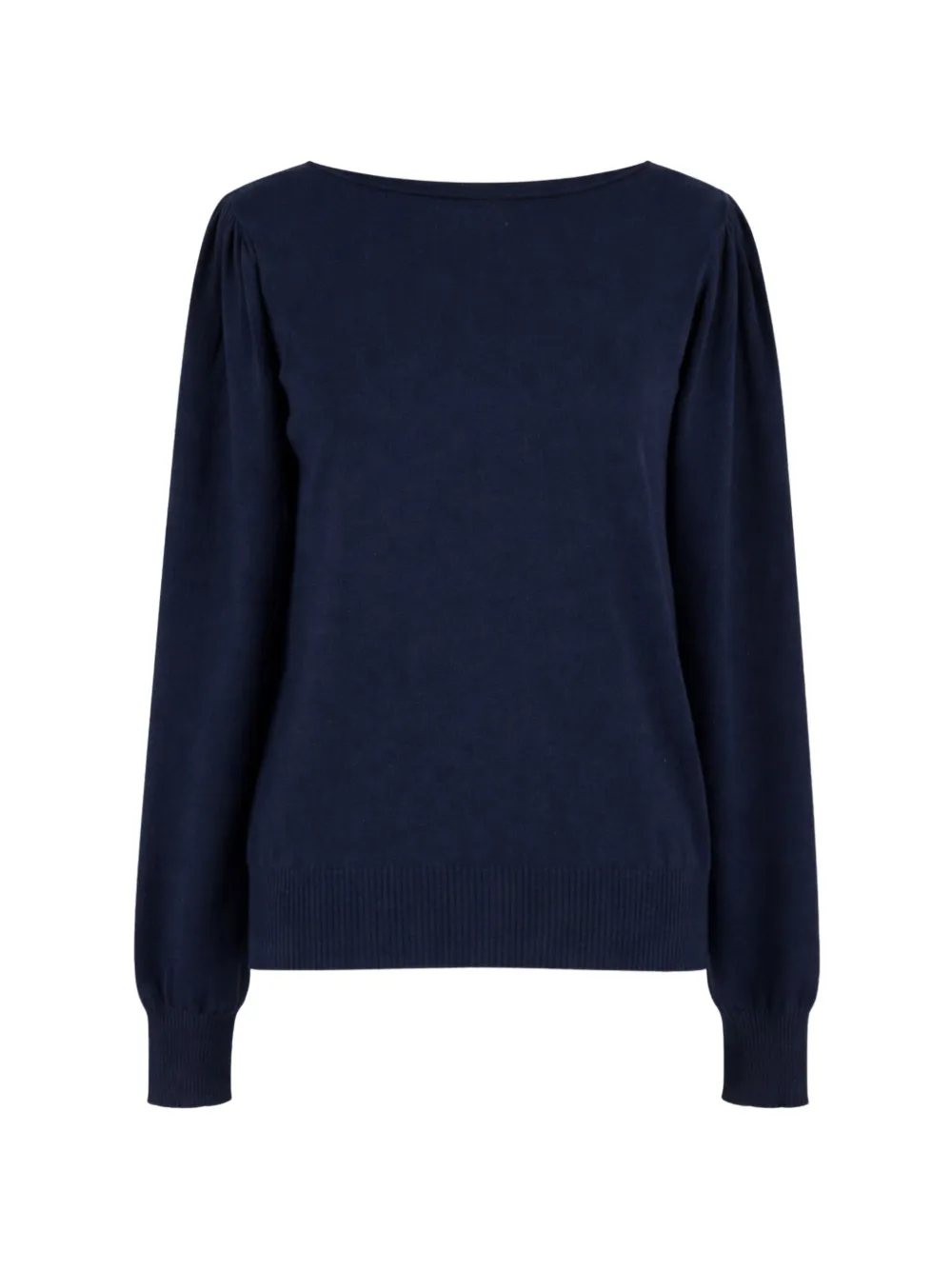 TWINSET cut-out gathered-shoulder sweater - Blu