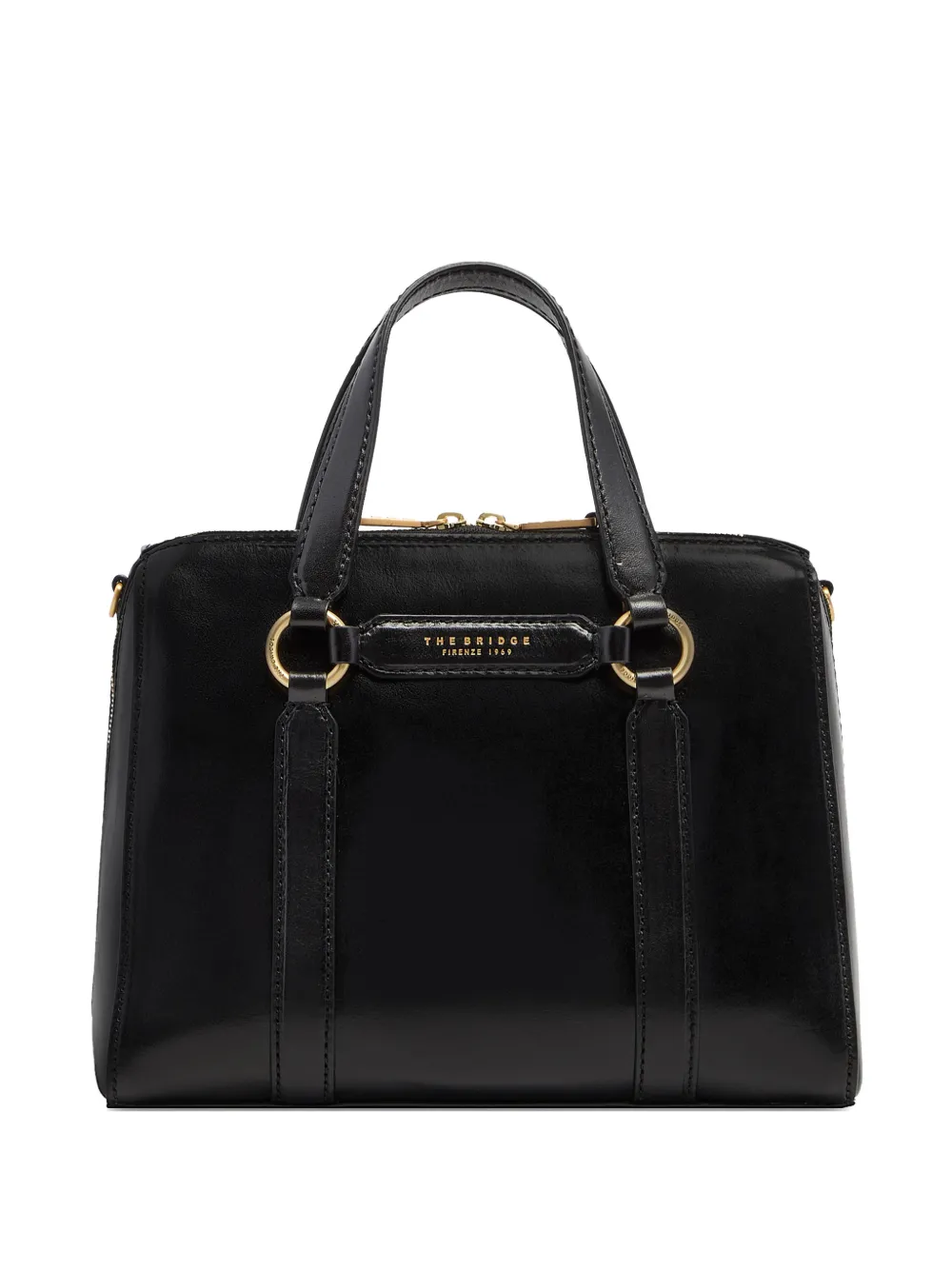 The Bridge Laura large leather tote bag