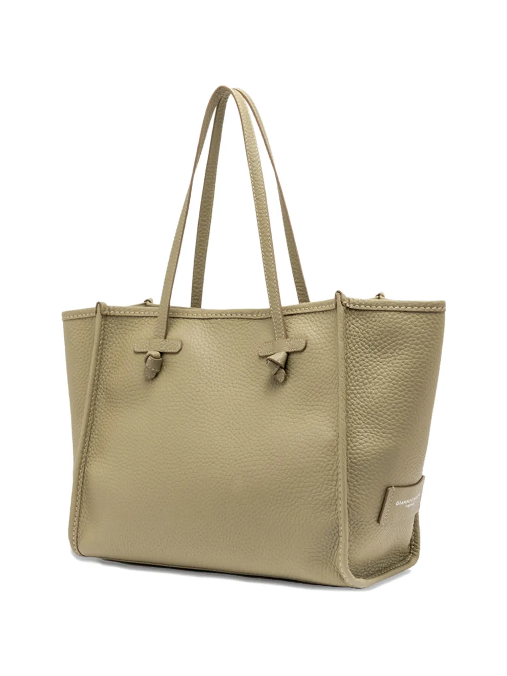 GIANNI CHIARINI Marcella shopper met geknoopt detail Groen