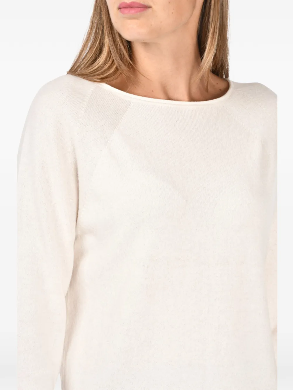  Gran Sasso Boat-neck Sweater - Neutrals 