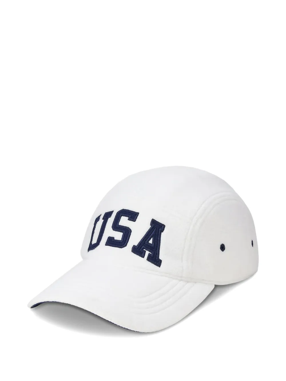 Polo Ralph Lauren Flag Fleece logo-embroidered cap - Bianco