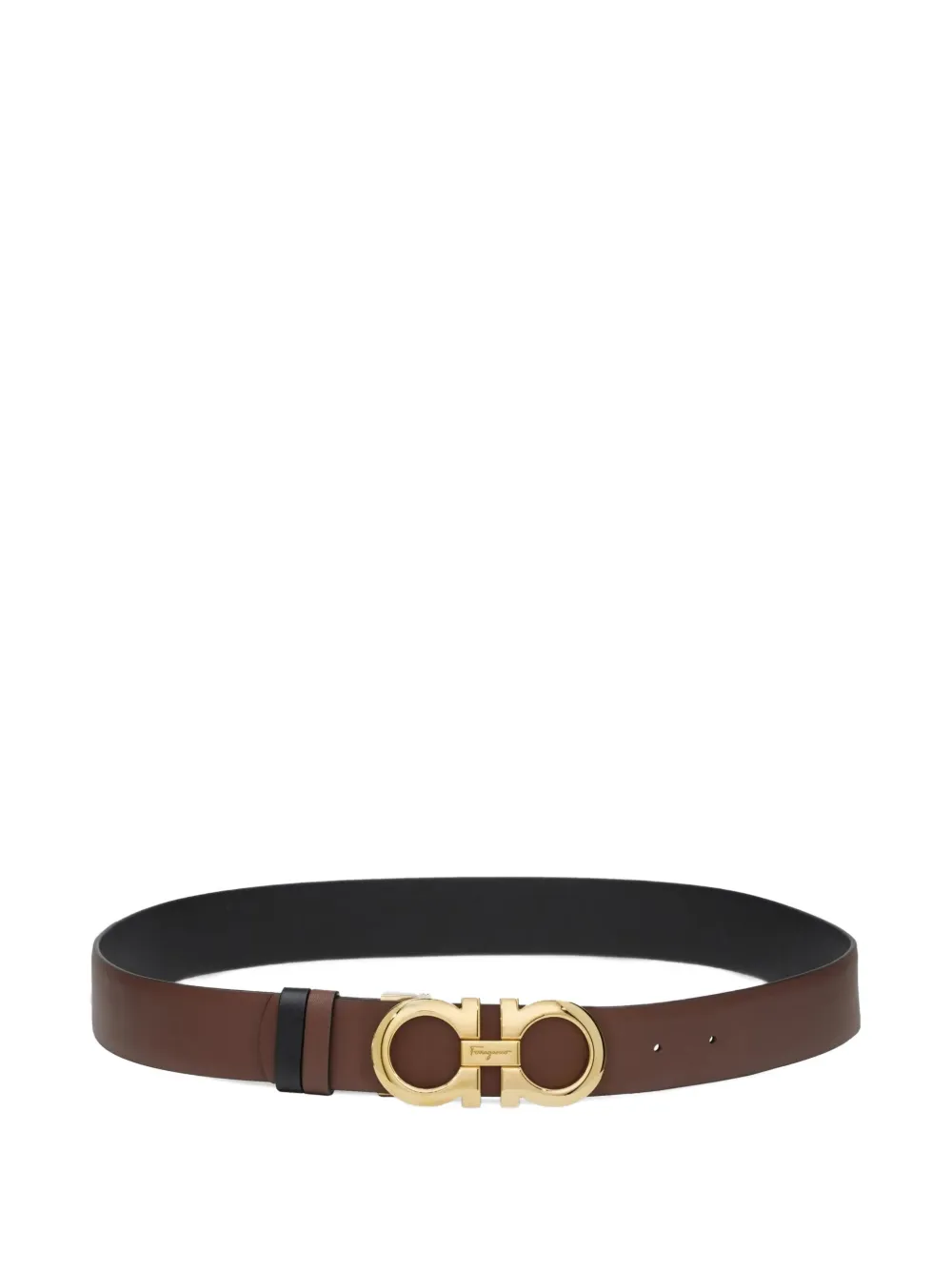 Ferragamo Gancini belt - Marrone