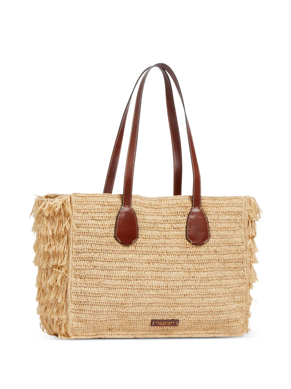  The Bridge Luna Fringed Tote Bag - Neutrals 