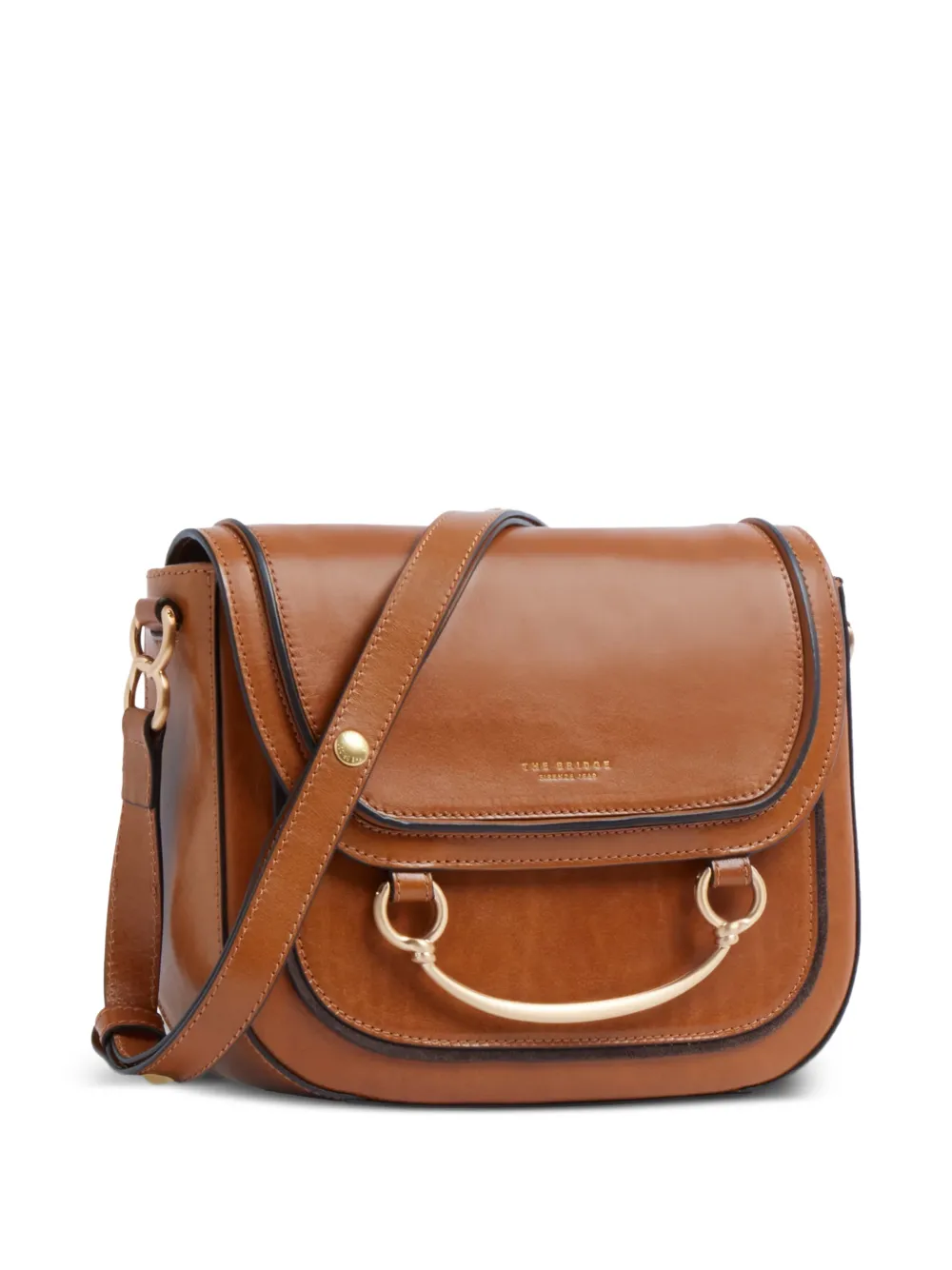 The Bridge レザー ショルダーバッグ | ブラウン | FARFETCH JP