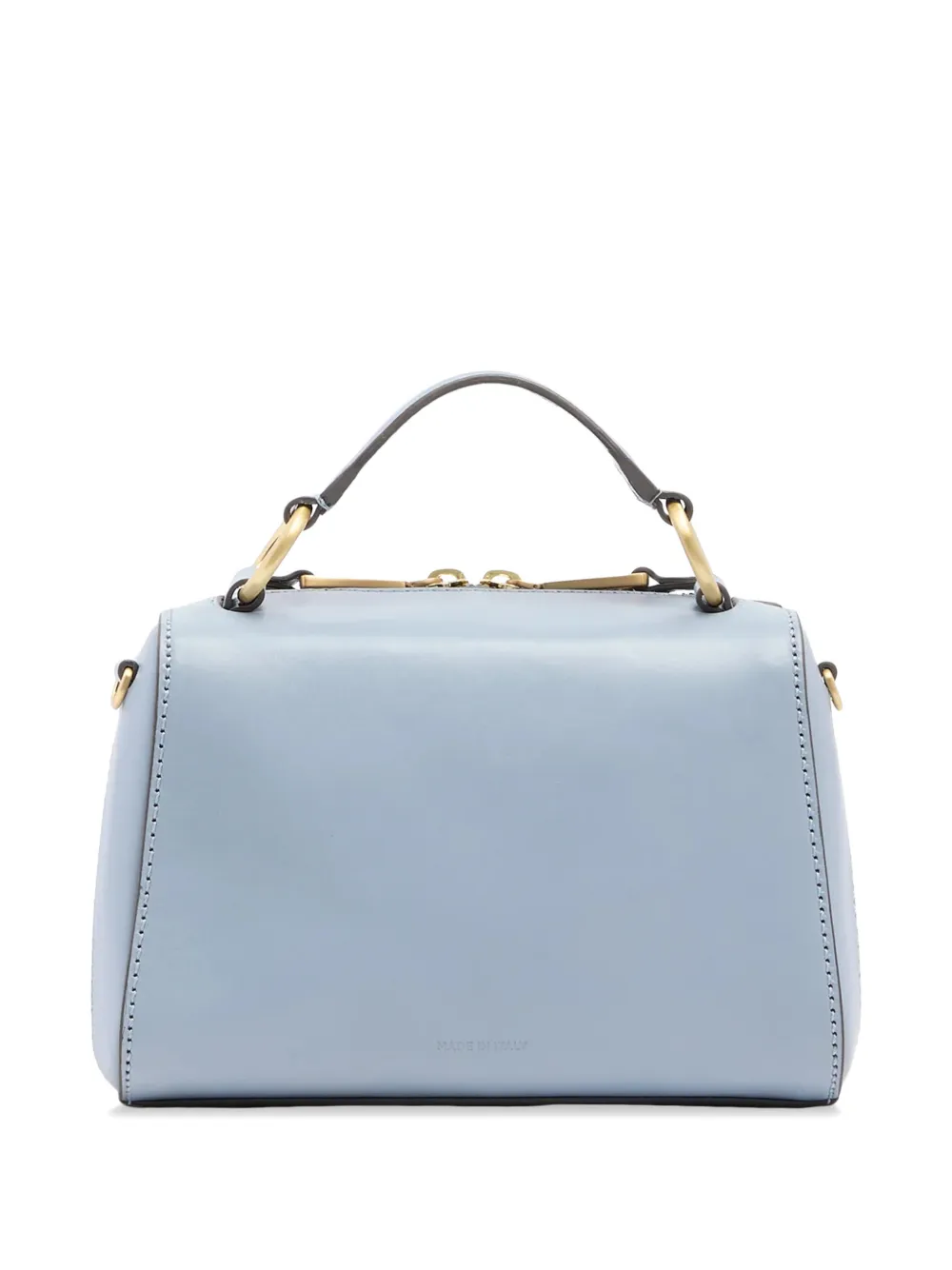  The Bridge Leather Tote Bag - Blue 