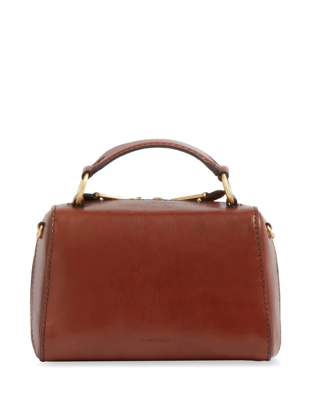  The Bridge Laura Top-handle Leather Mini Bag - Brown 