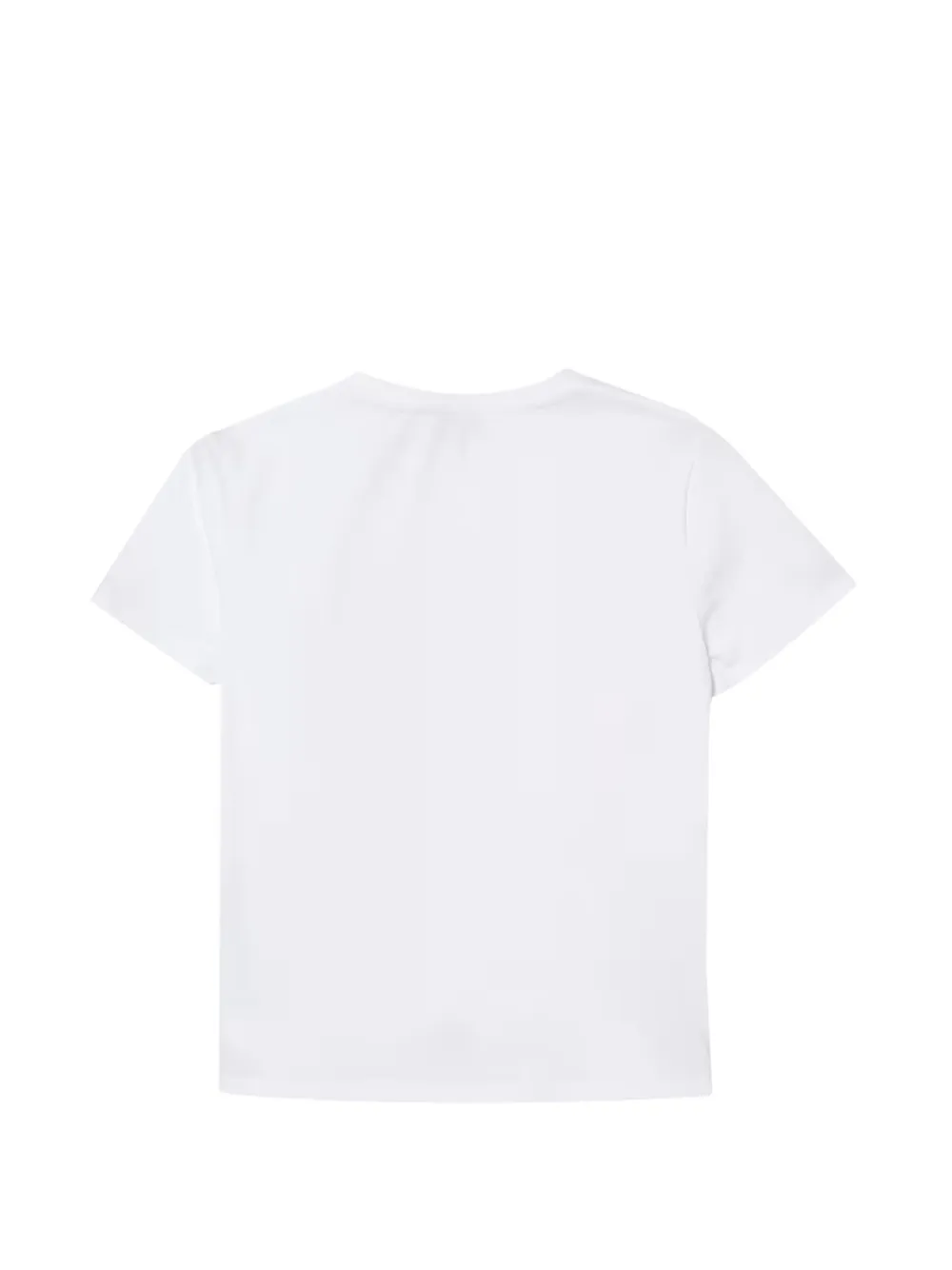 TWINSET Kids T-shirt met logopatch Wit