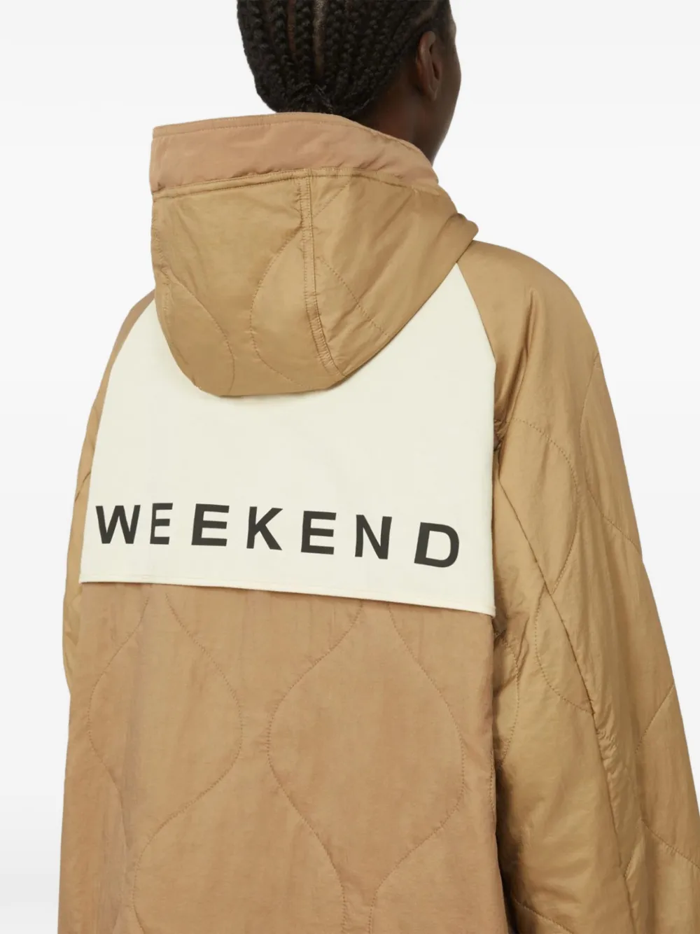 Weekend Max Mara WKDveranda jas met capuchon Beige