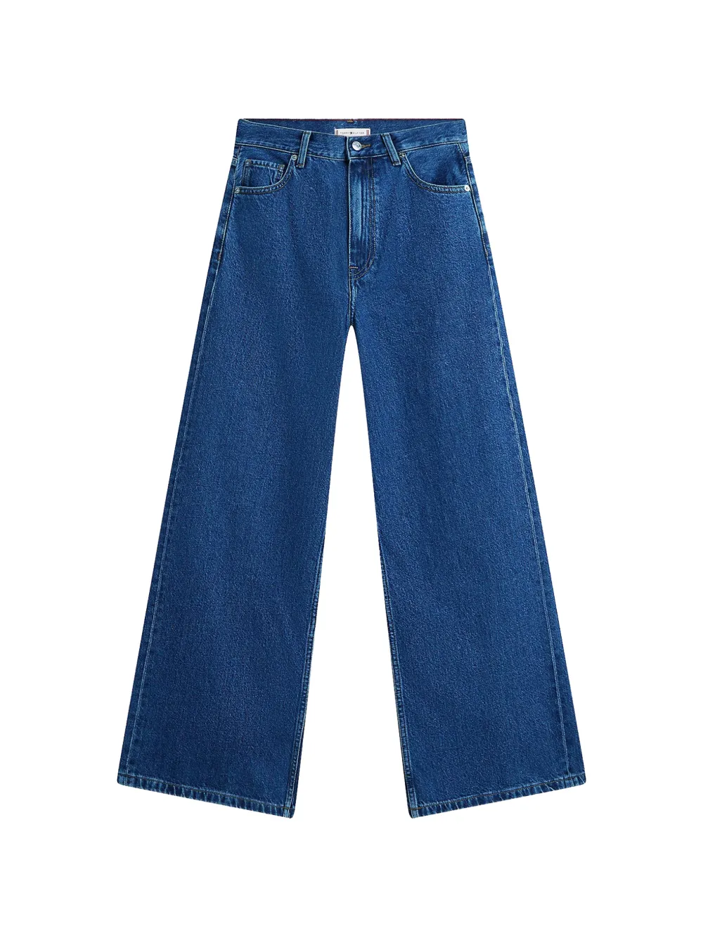 Tommy Hilfiger blue wide-leg jeans