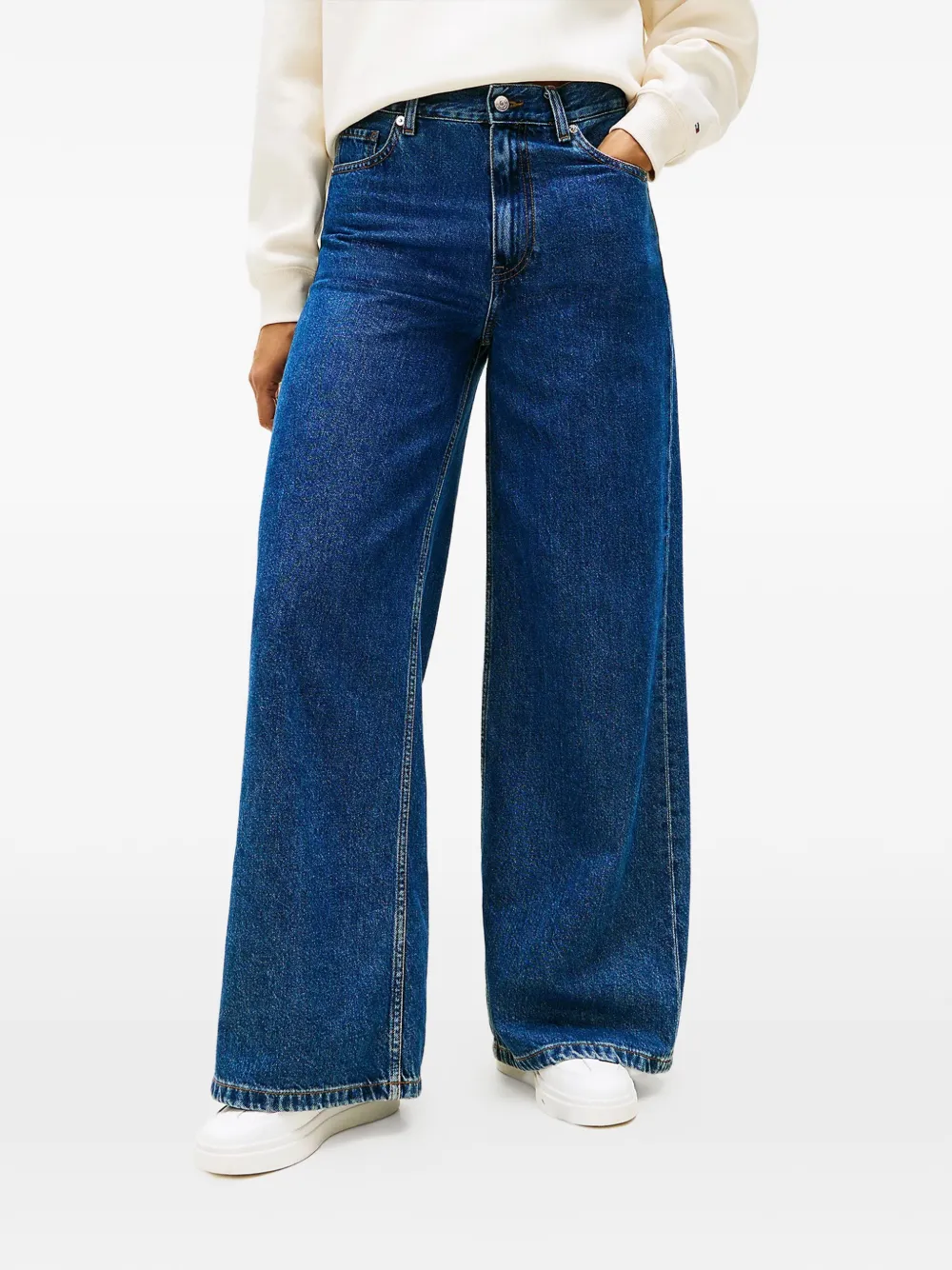  Tommy Hilfiger Blue Wide-leg Jeans 