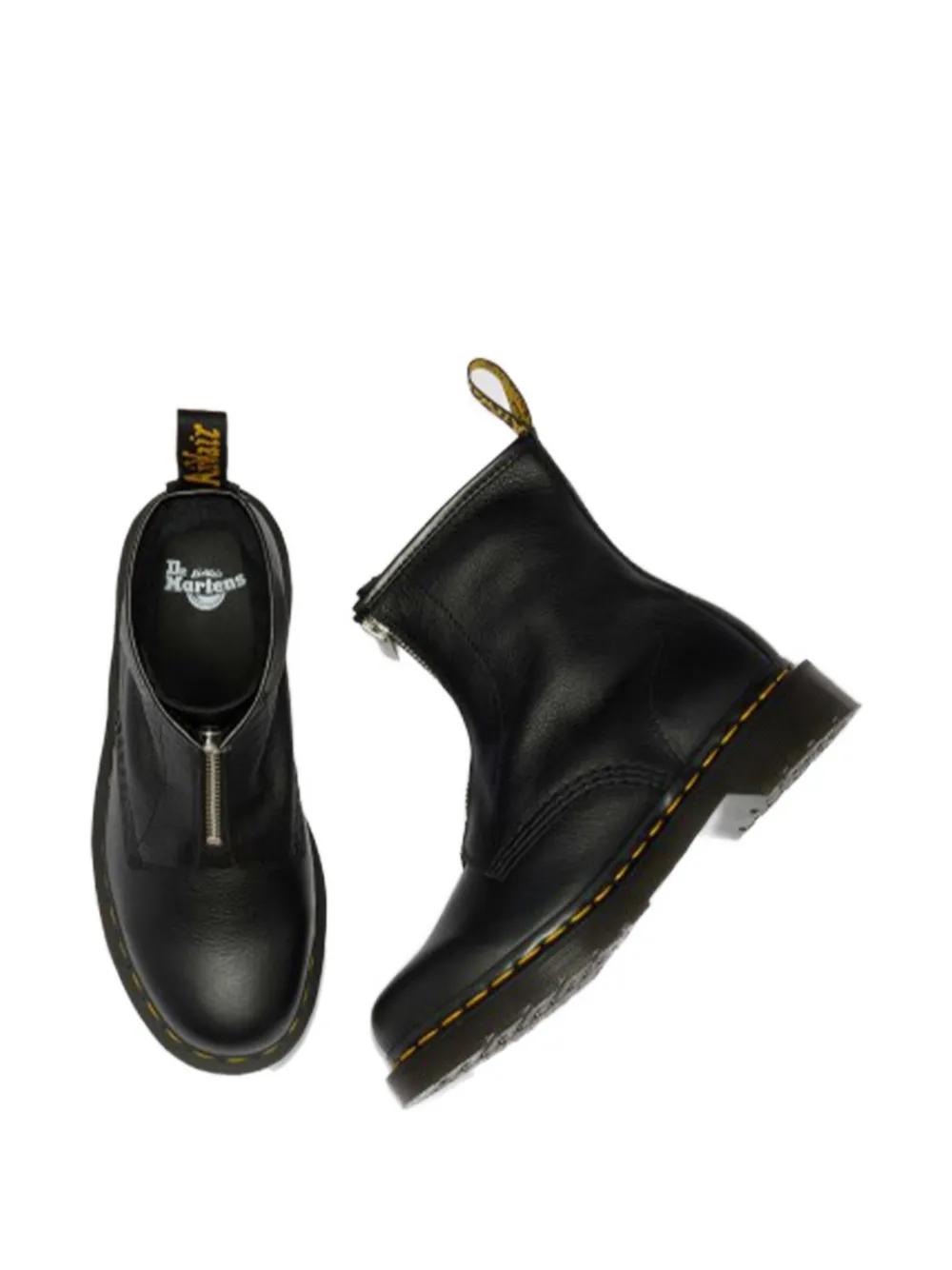 Dr. Martens 1460 Pascal enkellaarzen met rits Zwart