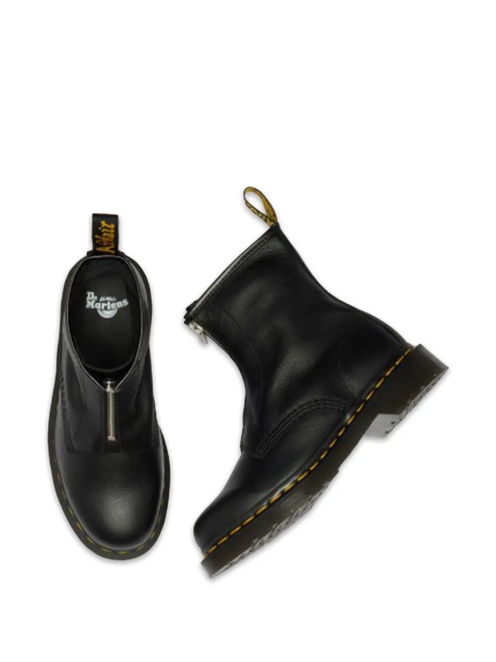 Pascal Front Dr. Martens 1460 Pascal front-zip Ankle Boots | Black | FARFETCH AE