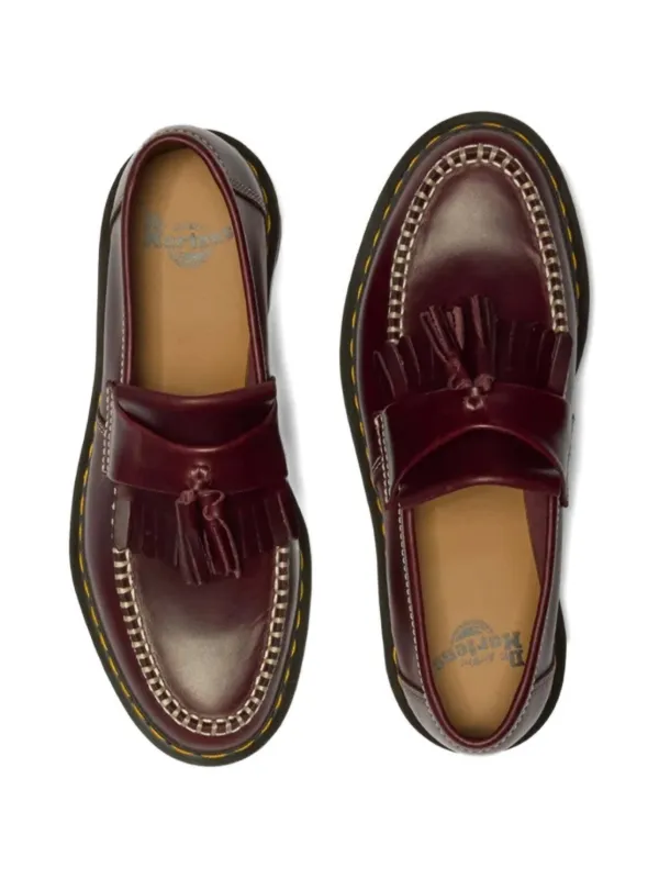 Dr. Martens Adrian Leather Loafers | Red | FARFETCH