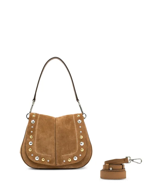 GIANNI CHIARINI bolsa de hombro Helena redonda con apliques