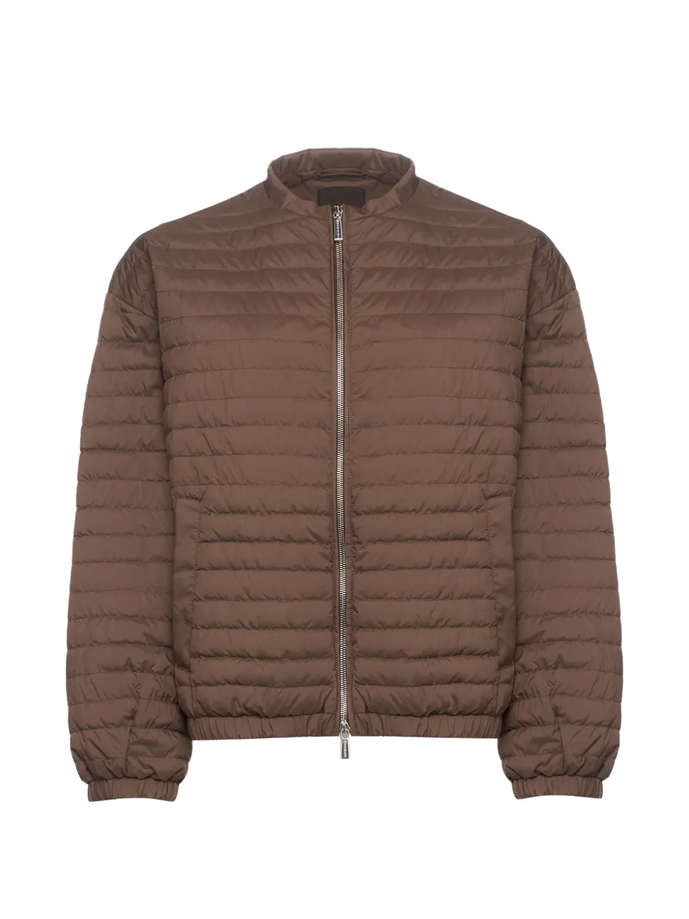 Moorer Elvira-S3 zip-up puffer jacket - Marrone