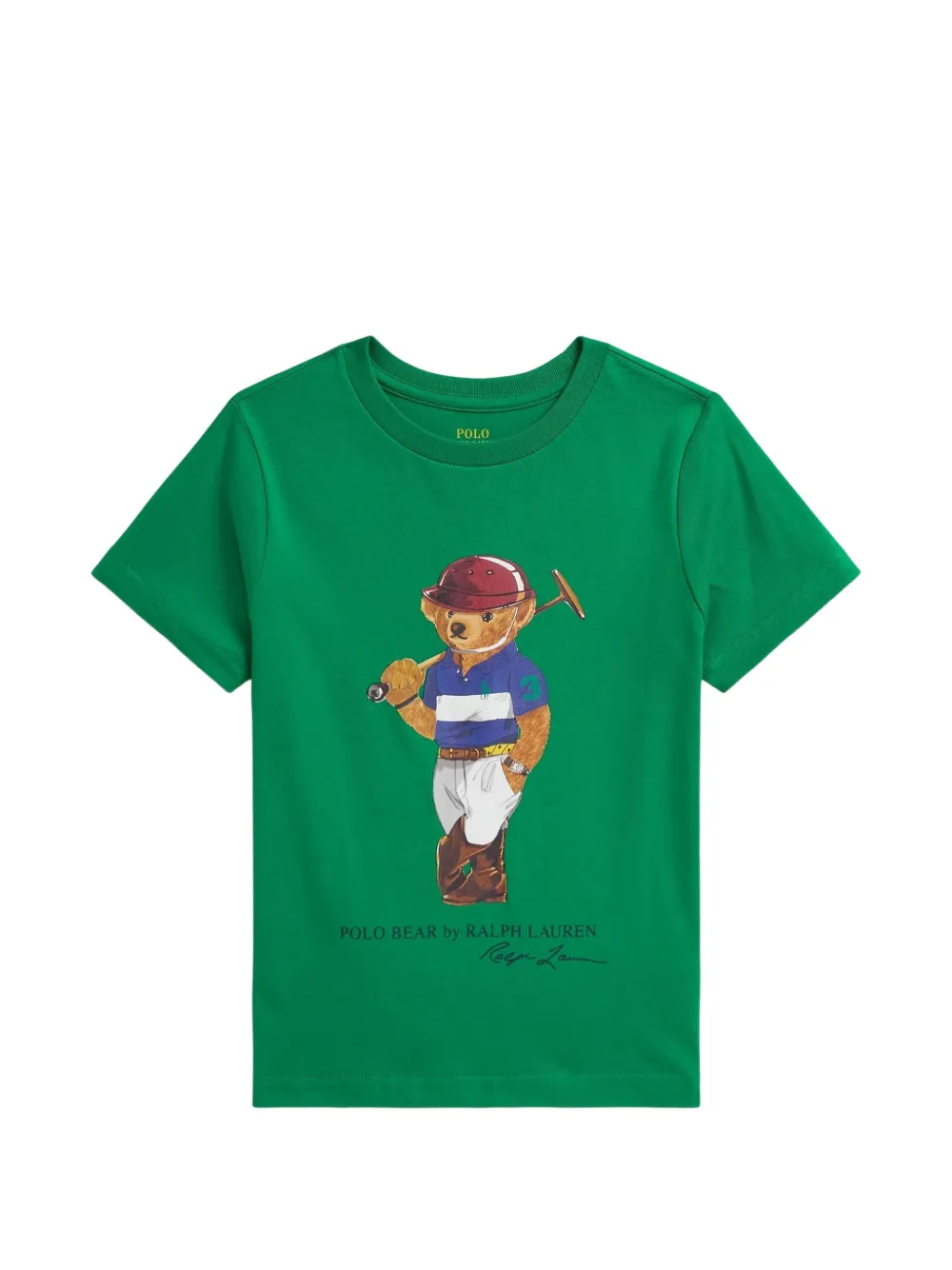 POLO RALPH LAUREN KIDS Polo Bear graphic T-shirt - Verde