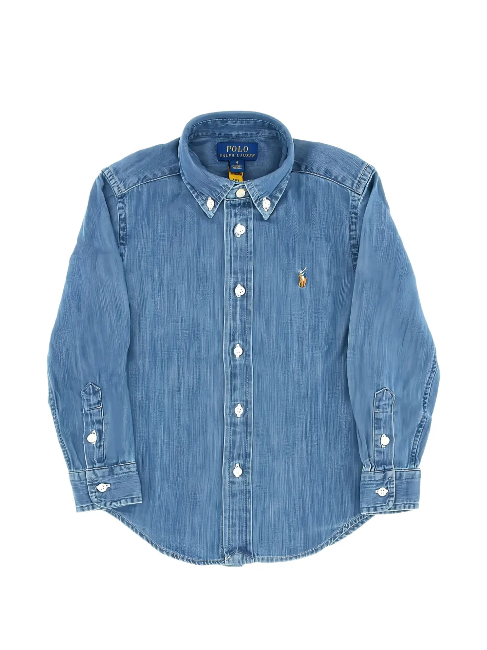 POLO RALPH LAUREN KIDS long-sleeve shirt - Blu