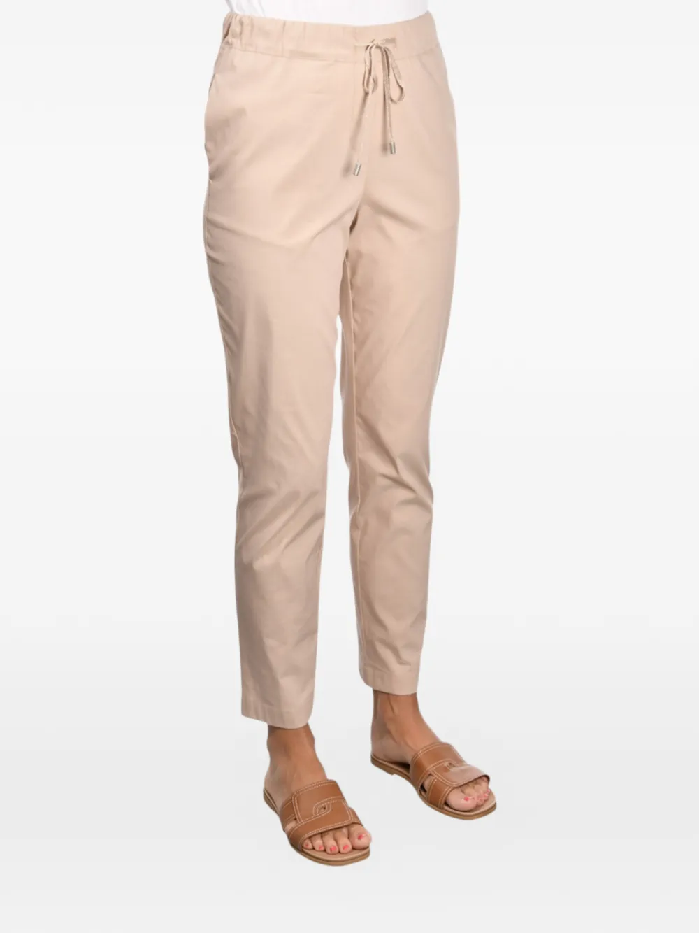 Gran Sasso drawstring trousers - Nude