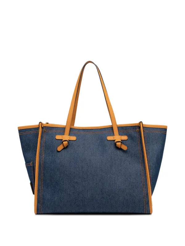GIANNI CHIARINI Marcella ハンドバッグ M | ブルー | FARFETCH JP