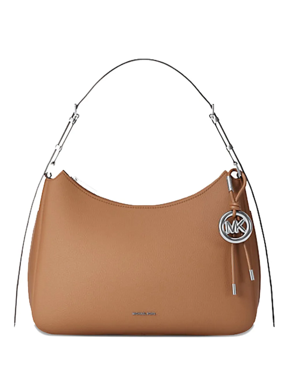Michael Kors medium Nolita logo-charm shoulder bag - Marrone