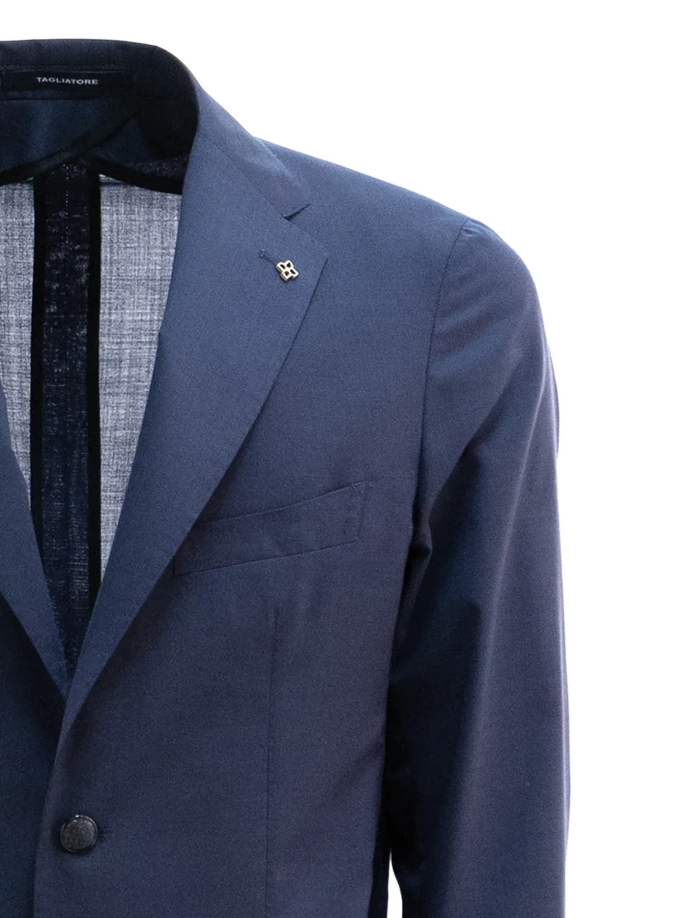 Tagliatore Blazer met enkele rij knopen Blauw