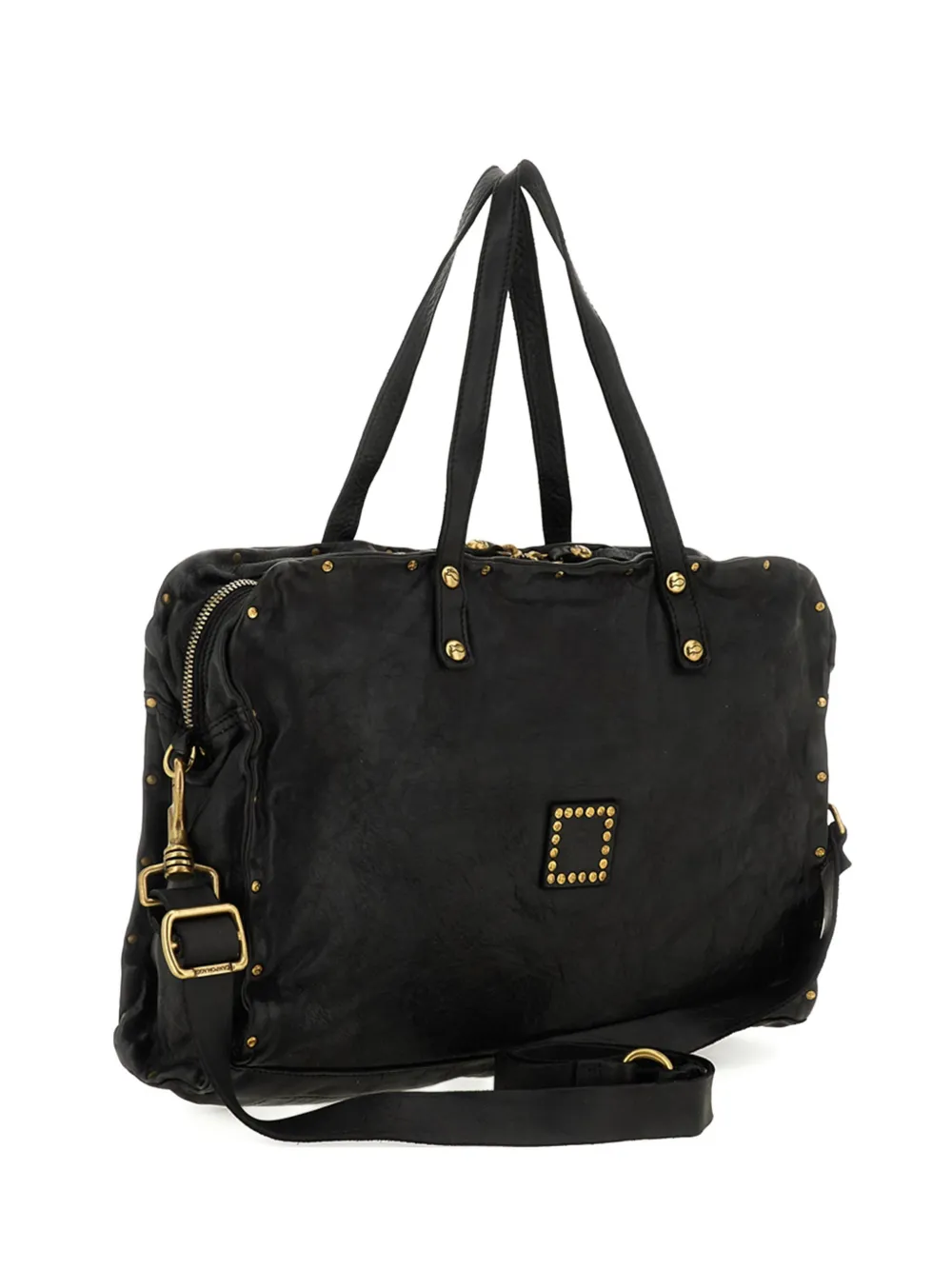  Campomaggi Clelia Studded Tote Bag - Black 