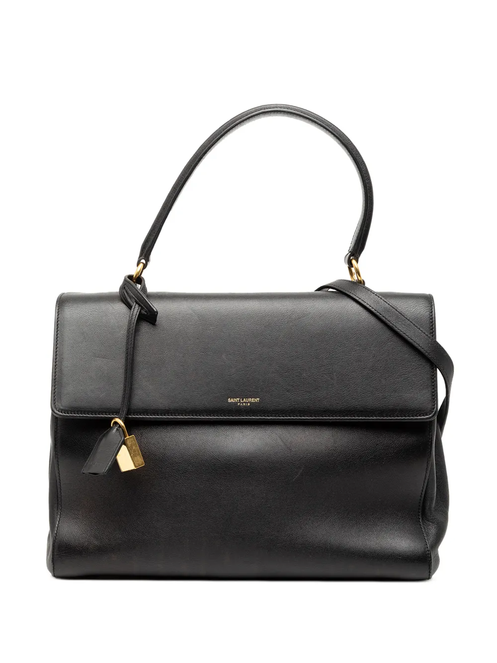 Saint Laurent Pre-Owned 2014 Medium Moujik Top Handle Bag satchel - Nero