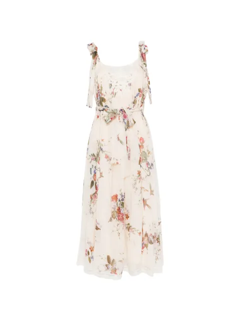 ZIMMERMANN floral-print midi dress