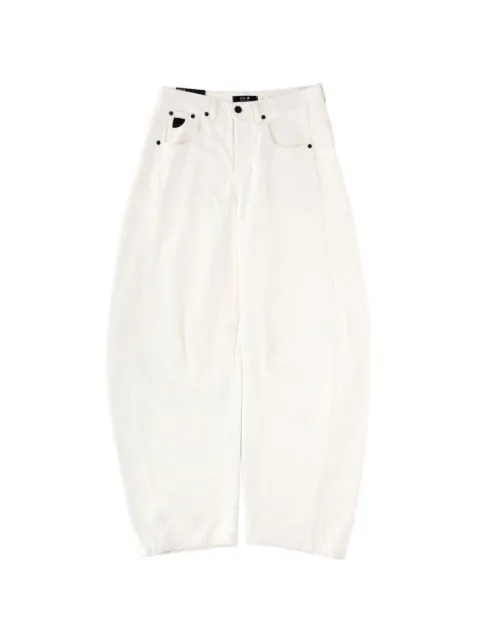 Iois white wide-leg jeans