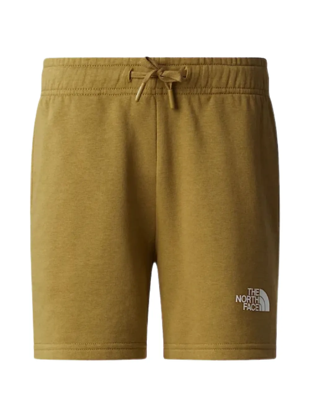 The North Face Kids logo-print drawstring shorts - Giallo