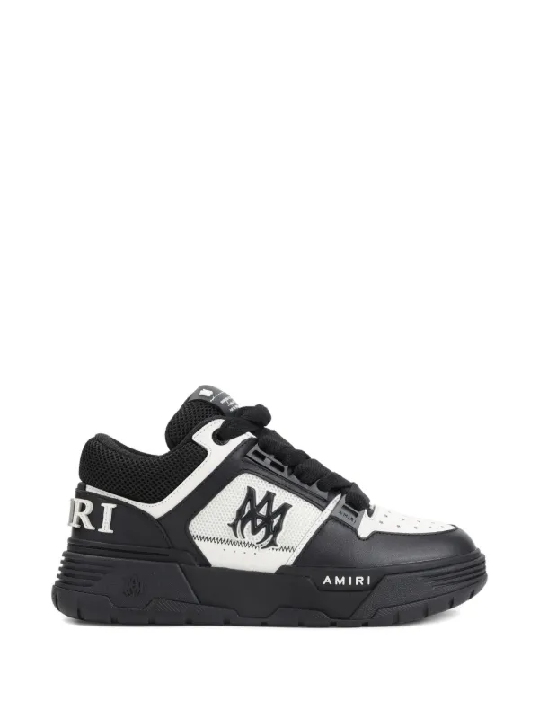 AMIRI ロゴ スニーカー | ブラック | FARFETCH JP