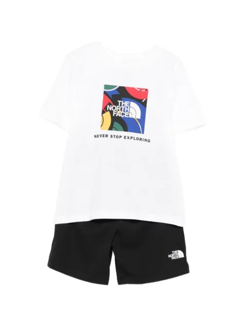 The North Face Kids conjunto de bermudas y camiseta NSE Box Play